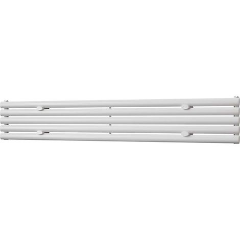 Omeara Axis - White Horizontal Radiator H290mm x W1800mm Single Panel