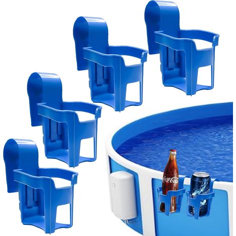 Organisateur Piscine Multifonction Porte Gobelet Support Bière Distributeur Savon Rangement Compatible Piscine Terrasse Durable (1/5)