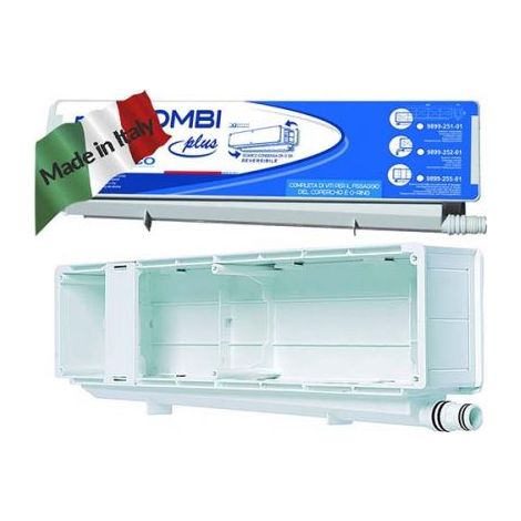 Cassette prédisposition climatique mini horizontale – Raccord pour tubes Ø 16/18 et 18/20 – 6 entrées pour conduites de fluide frigorigène – Vecamco