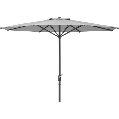 Schneider Sonnenschirm Korsika silbergrau Ø 320 cm Marktschirm (1/5)