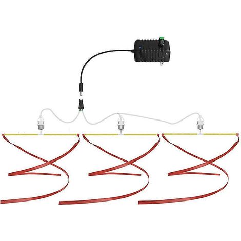 AC100-240V Hängeventilator mit einstellbarer Windgeschwindigkeit für Küche, Markt und Laden - 3 Köpfe