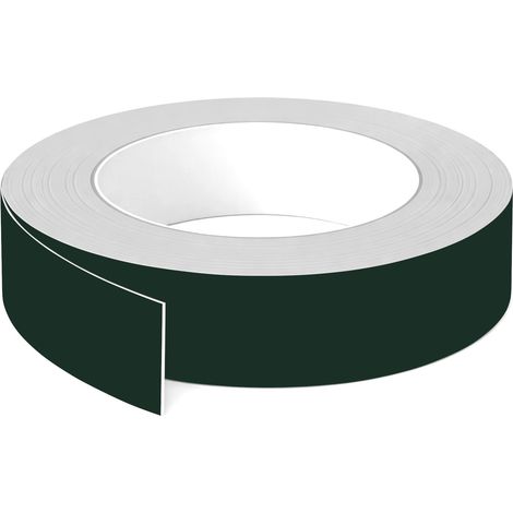 1x Bande de chant ABS sans colle 43 mm x 5 m épaisseur 0,8 mm facile à appliquer bricolage étagère meuble panneau plan de travail bois stratifié, Vert foncé mat (1/3)