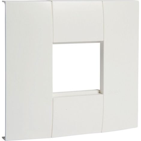 Support appareillage lifea simple entraxe 45x45mm pour LFF40/60110 RAL9010 blanc (LFF71H1109010)