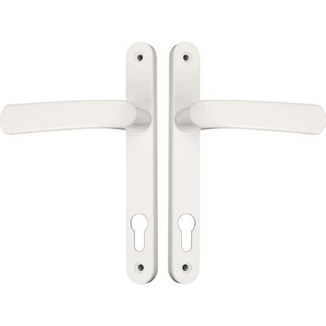 2 PCS Poignée de porte, poignée de porte en aluminium pour chambre à coucher avec vis d'assemblage