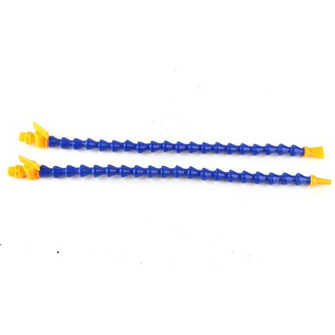 Tuyau Flexible de Liquide de Refroidissement pour Fraiseuse de Tour, 12 Tubes de Refroidissement à Nez Plat Rond pour Machines Hydrauliques, 6 Buses Rondes + 6 Buses Plates pour Eau (1/5)
