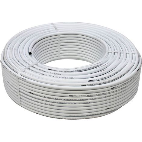 Nicoll – Tube multicouche nu Ø16 – Longueur 200m – Âme aluminium pour barrière anti-oxygène – Résistance aux cycles d'eau chaude et froide (1/5)