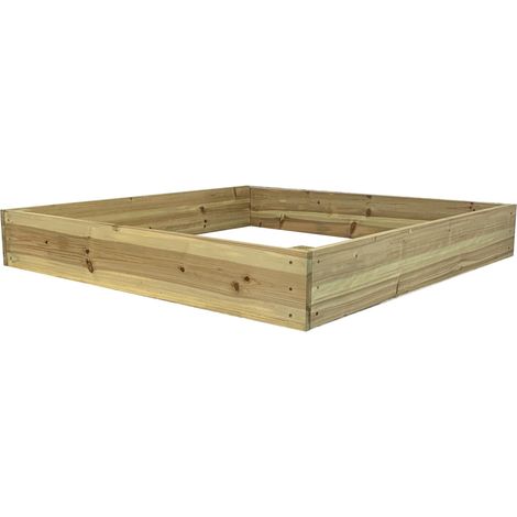Wooden Raised Vegetable Bed (122cm x 18cm) (1/5)