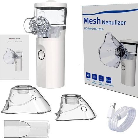 Nébuliseur Aesol Portable Logement Voyage Dans Les Piles Rechargeables Usb (1/5)