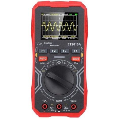 Oscilloscope Numérique Multimètre 2-en-1 Portable Taux d'Échantillonnage 2,5Msps Bande Passante 1 MHz , 2,4 Pouces (1/4)