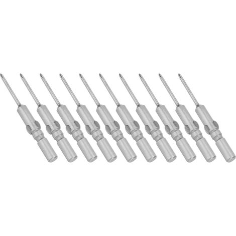 10-teiliges 2-mm-Elektroschraubendreher-Bit-Set mit Kreuzschlitz-Magnetkopf und Ersatzteilen (1/5)