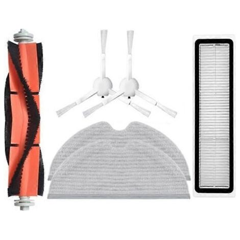 Kits d'accessoires pour aspirateur robot Xiaomi Dreame D9 : pi��ces d��tach��es pour rouleau principal, brosse lat��rale et filtre HEPA