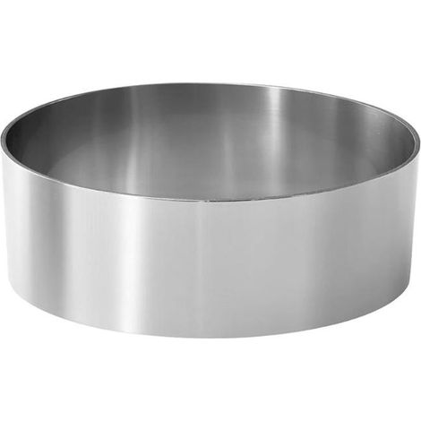 IMF molde emplatador inox. circular 12x4 cm 2182 , Molde emplatador inoxidable circular 12 x 4 cm. -Marca IMF. -Material: Acero inoxidable. -Ideal para que tus platos queden como l