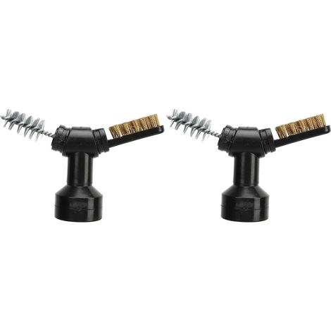 2 pièces Brosse de Batterie de Voiture, Nettoyeur de Protection de Batterie Outil à Main de Nettoyage Anti-poussière (1/5)