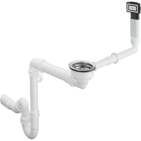 Desagüe manual para fregadero de granito de 1 cubeta HANSGROHE D14-10 acero inoxidable