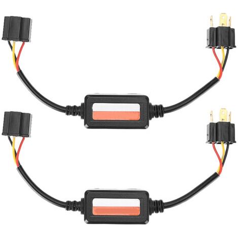 QORVA-Condensateur Hid, décodeur d'erreur d'avertissement, résistance de clignotant LED ABS 9V  12V, pour voiture