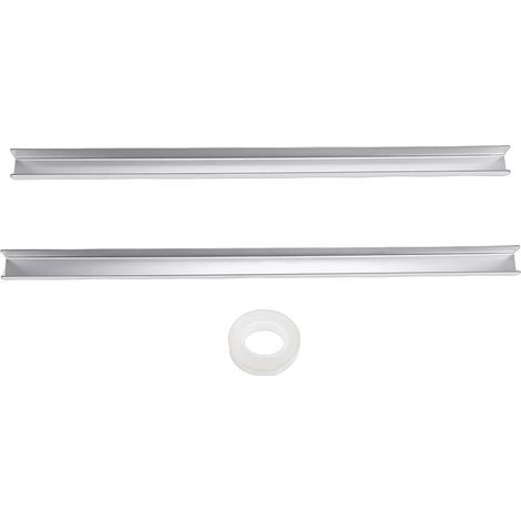 Lot de 2 protections de tiroir en acier inoxydable 304 à enfiler pour portes et tiroirs de 17 pouces d'épaisseur (0,75 po) (1/5)