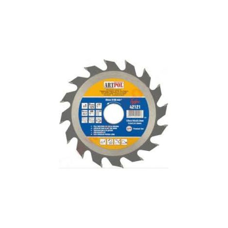 ARTPOL Hoja de sierra circular de mano 230 x 30,0 mm, ideal para cortar madera, 60 T, corte preciso, durabilidad superior, alta calidad, perfecto para proyectos de carpintería.