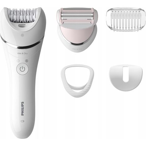 Philips Series 8000 BRE710/00 depiladora blanca eficaz (1/4)