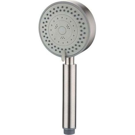 FENOPLASTICAPommeau Douche Haute Pression en Acier Inoxydable 304, XU, Douche 5 Modes de Douchette à mainet bouton de l'interrupteur, Douche Salle de Bain Haute Pression et Installation Facile - KZQ (1/4)
