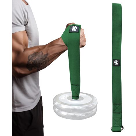Sangle d'entraînement de lutte pour bras - Idéale pour les entraînements de poignet, avant-bras et biceps - Multifonctionnel - Équipement de fitness à domicile compatible avec les plaques (1/5)