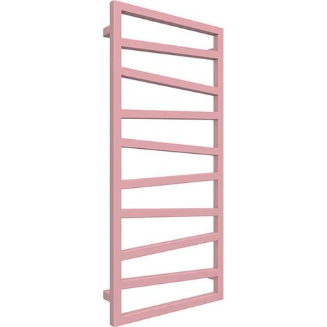 Scaldasalviette ad acqua calda RAL 3015 600mm di altezza 500mm di larghezza - 245 Watt - ZIG600/500ZX3015