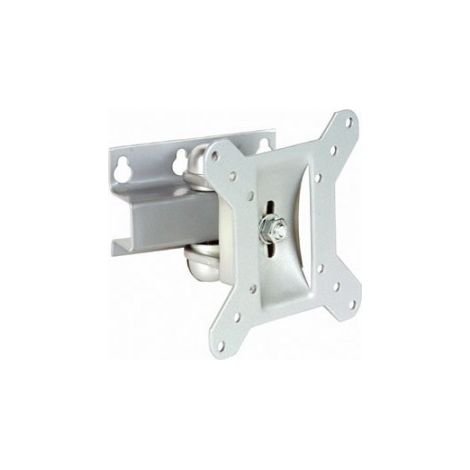 Verstellbarer metallischer TV-Ständer von 10 bis 22 Zoll – Silber