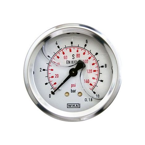 Manometro Wika 7301990233212 100 mm 0 a 6 bar