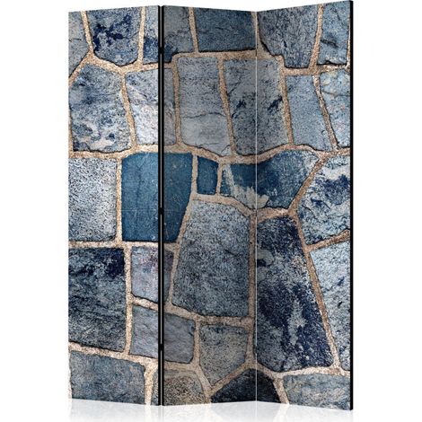 Paravent 3 Volets "Sapphire Stone" 135x172cm (1/2)