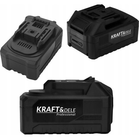 Batterie Li-Ion 20V 6Ah pour tondeuse à gazon sans fil Kraft&Dele (1/5)