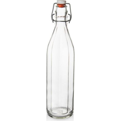 Bouteille en verre avec clip 1 l (1/4)