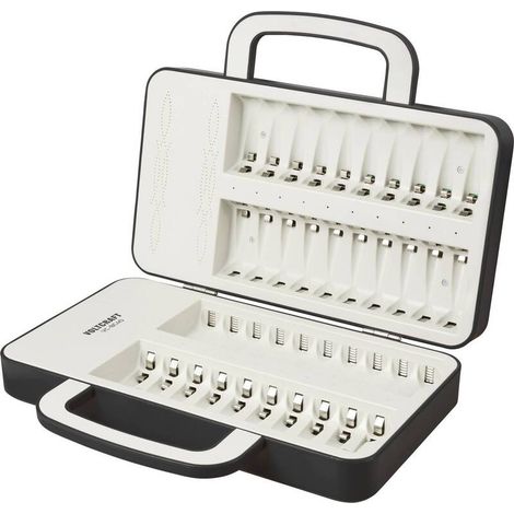 [GEBRAUCHT] B-Ware Voltcraft Rundzellen-Ladegerät NiMH Mignon AA Micro AAA 40 Kanäle 1000mA 120min (1/2)
