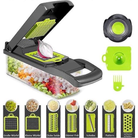 Coupe-légumes multifonction pour la cuisine : coupe et sépare les légumes (1/5)