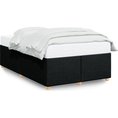 Maison Exclusive - Giroletto senza Materasso Nero 120x190 cm in Tessuto (1/5)