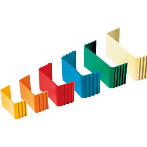 Support de Goulotte PVC - Lot de 20 - Rigide et Anti-UV - Fixation Tuyaux Isolés 110x75mm - Climatisation Résidentielle et Pro - Noir (1/5)