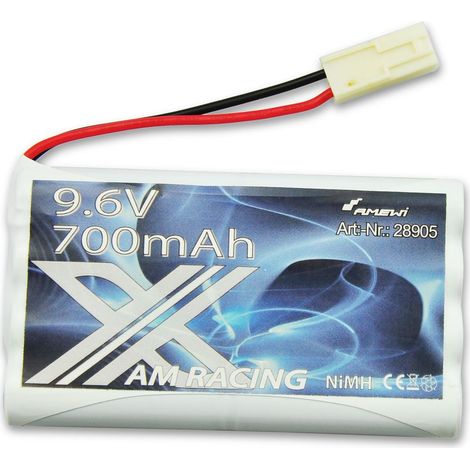 Amewi 28905 - Batteria NI-Mh 9,6 V 700 mAh per Crazy Crawler, veicolo