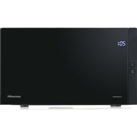 Hisense – Micro-ondes grill 25L 850W noir – Technologie InverterTech – Puissance grill 1000W – Minuteur 60 min – H25MOBS4HGI