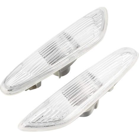 pour clignotant latéraux bmw e92 pour clignotant bmw e90 Feu de position latéral, 1 paire de clignotants latéraux en ABS sans ampoule pour E90 E91 E92 E93 série 3 2006-2011(blanc),A