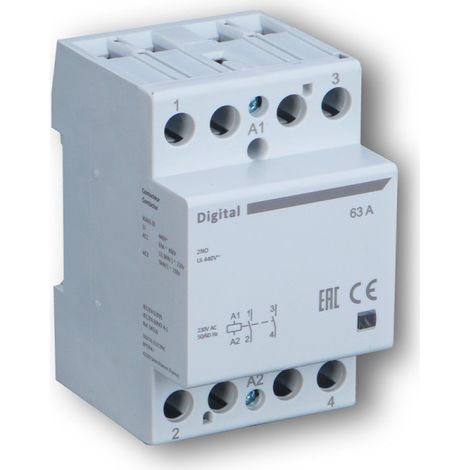 Contacteur 2x40A 220Vac 2NF - Digital electric 04515