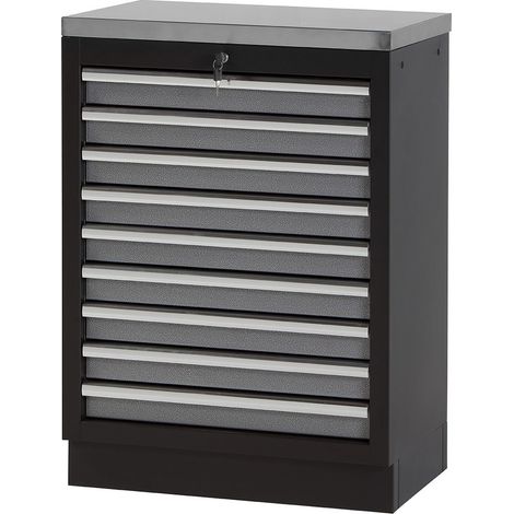 ARMARIO BASE DE 9 CAJOES BASE ACERO INOX