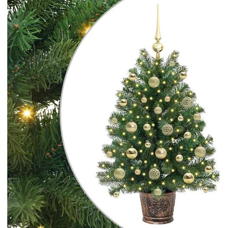Artificial Christmas Tree with 150 LEDs Green 95 cm PE and PVC vidaXL (1/5)