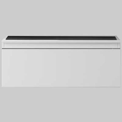 CASSETTO SOSPESO APERTO BIANCO LUCIDO - Cm 60