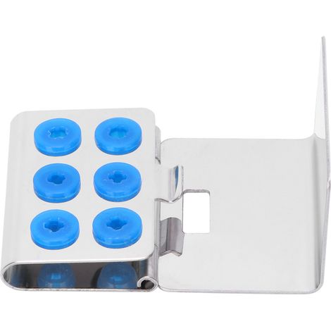 6-Kanal-Endodontie-Trommelhalter mit hitzebeständiger Silikon-Sterilisationsbox