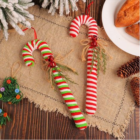 2 teiliges Set farbenfroher Weihnachtsbaumdekorationen, stilvolle Party Hängedekoration (1/5)