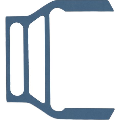 GPS-Navigationspanel-Abdeckung in Wildlederoptik, Innenraumersatzteil, für Ford Mustang 2015–2021 (Linkslenker), blau (1/5)