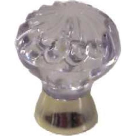Pomolo plastificato 32mm trasparente pezzi 1 - masidef (1/2)