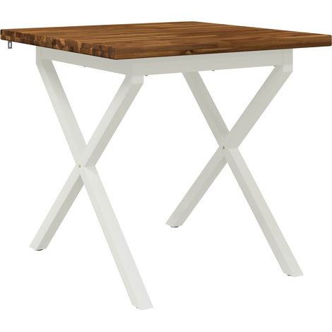 Quadratischer Esstisch 80 x 80 x 75 cm Massivholz Akazie vidaXL (1/5)
