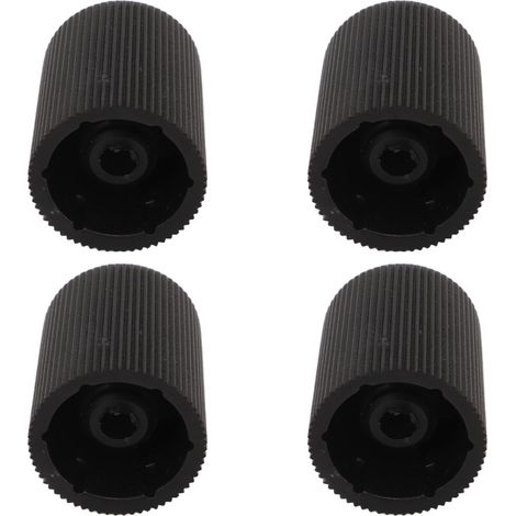 50 bouchons de valve de climatisation M8X1 noirs, capuchons d'injection de carburant pour voiture, joints en plastique anti-poussière (1/5)