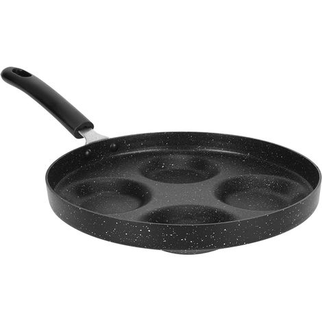 Poêle à crêpes, œufs et steaks antiadhésive à quatre trous pour la cuisson du petit-déjeuner (1/5)