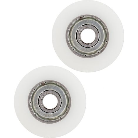 Kit de roues de remplacement pour porte de serre, diamètre 30 mm, Elite, jeu de 4 pièces. (1/5)