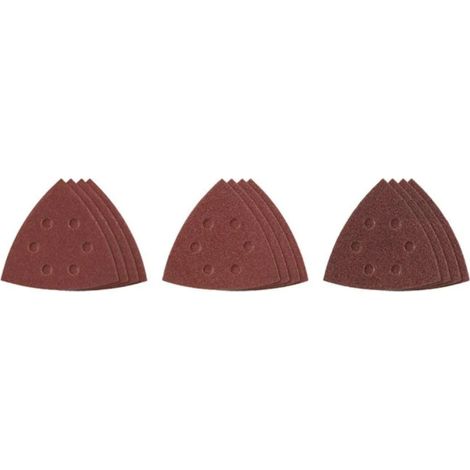 Confezione da 12 abrasivi per multiutensili - 4 x 60 grana, 4 x 80 grana, 4 x 120 grana - RAKMT95